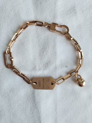 18k핑크골드팔찌