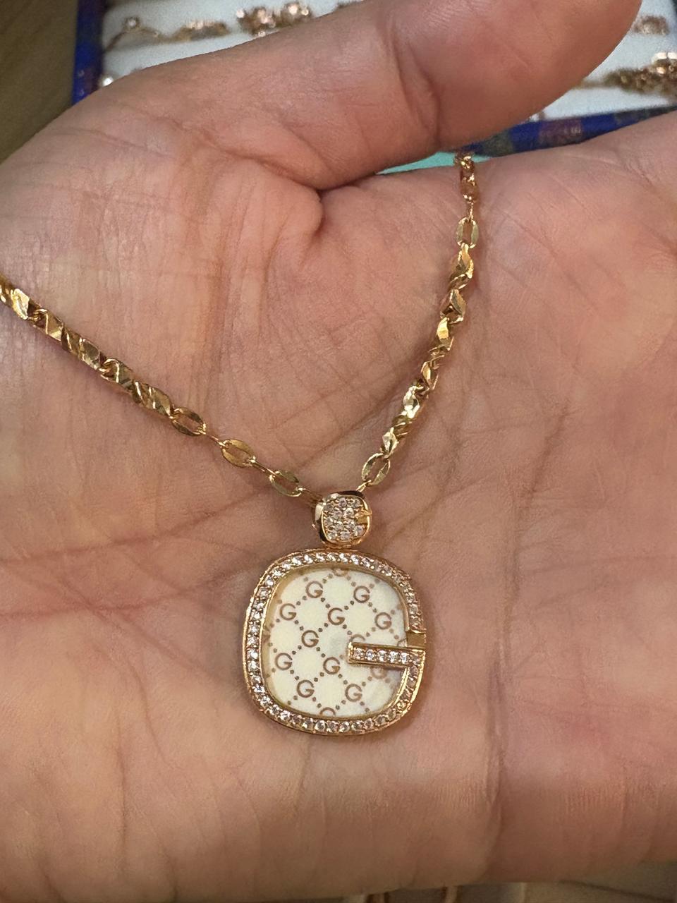 18k 구찌 목걸이