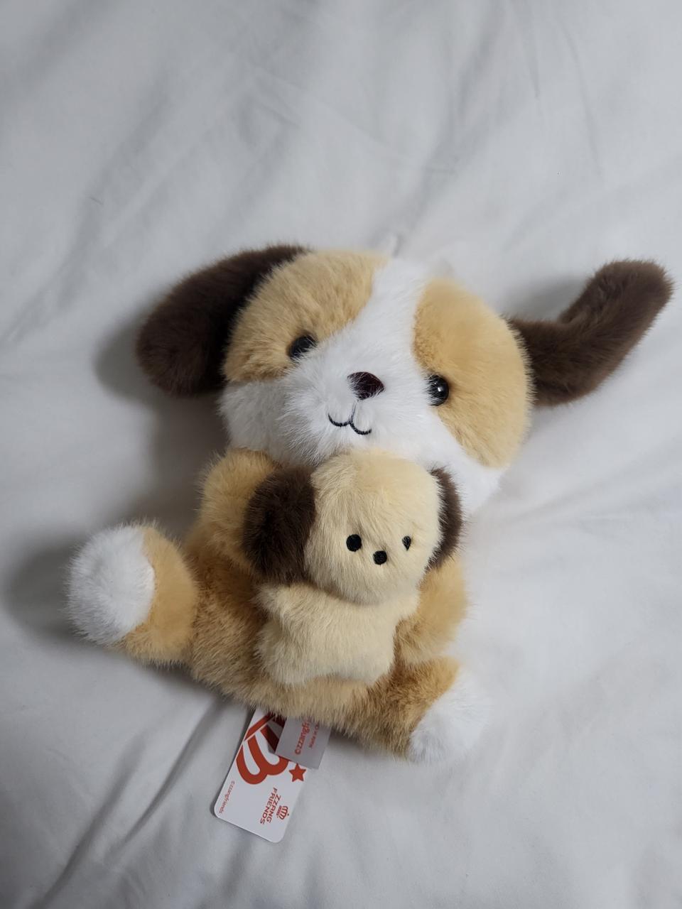 [새상품,택있음](중형 인형)27cm 갈색강아지 인형