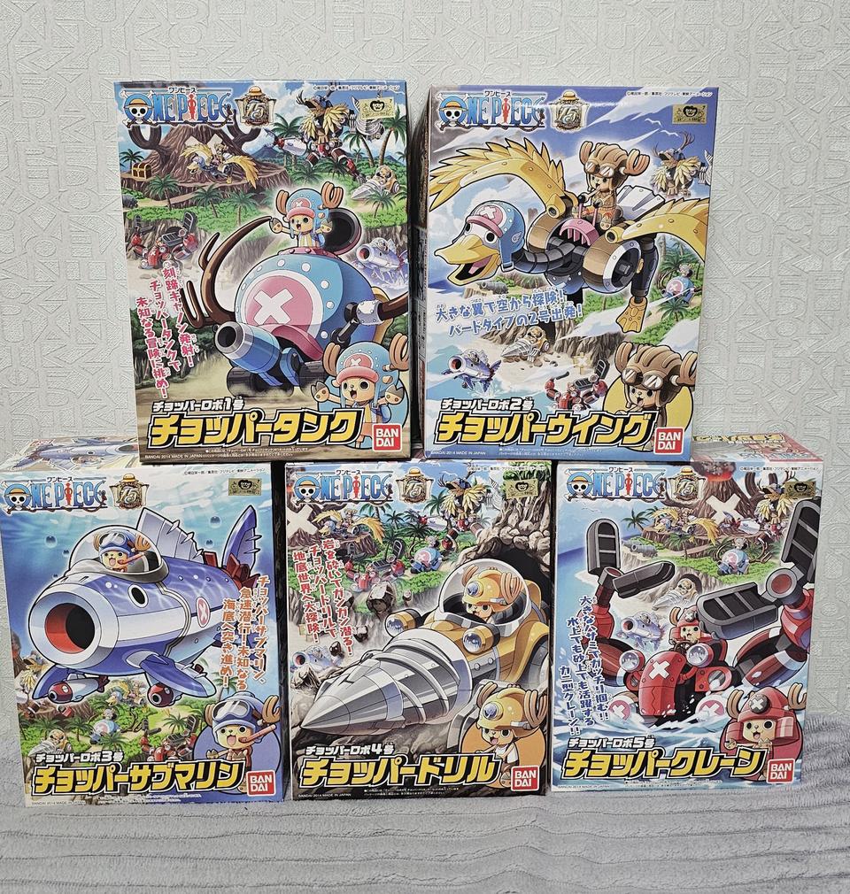 원피스 쵸파 프라모델 5종세트