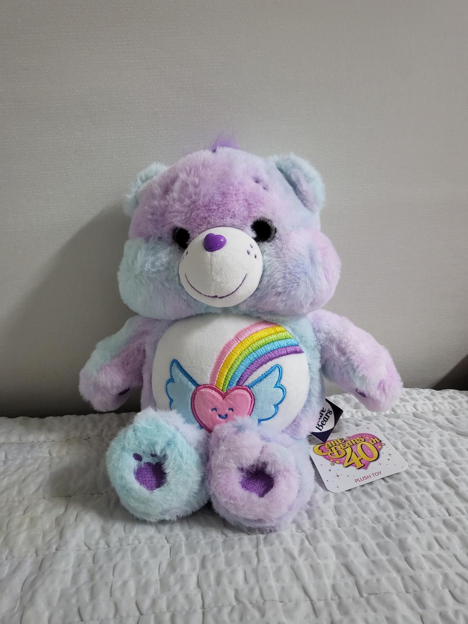 [새상품,택있음](정품 인형)30cm 40주년 한정판 케어베어 인형