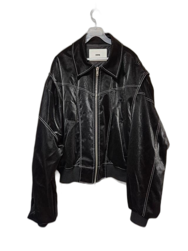 OWN 바이퍼레더 정품 남자 스티치 남성 오버핏 블루종집업점퍼자켓 프리