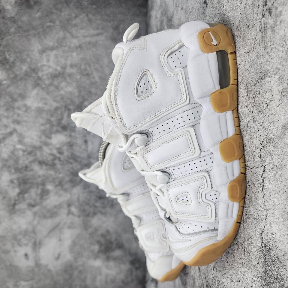 더블식스(정품)나이키 GS 에어포스 업템포 검솔 화이트 230