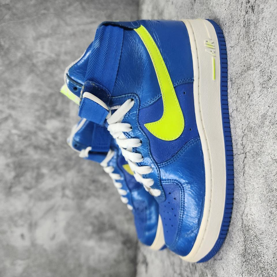 더블식스(정품)나이키 에어포스1 미드 하이 블루 235