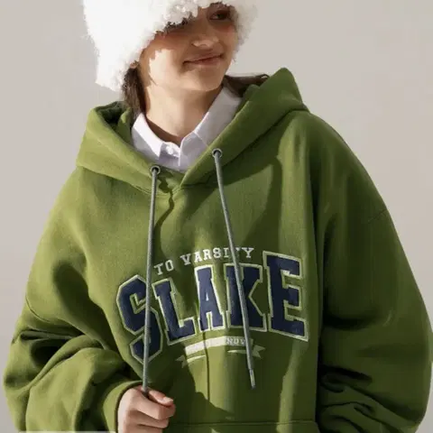 슬레이크 후드티 올리브