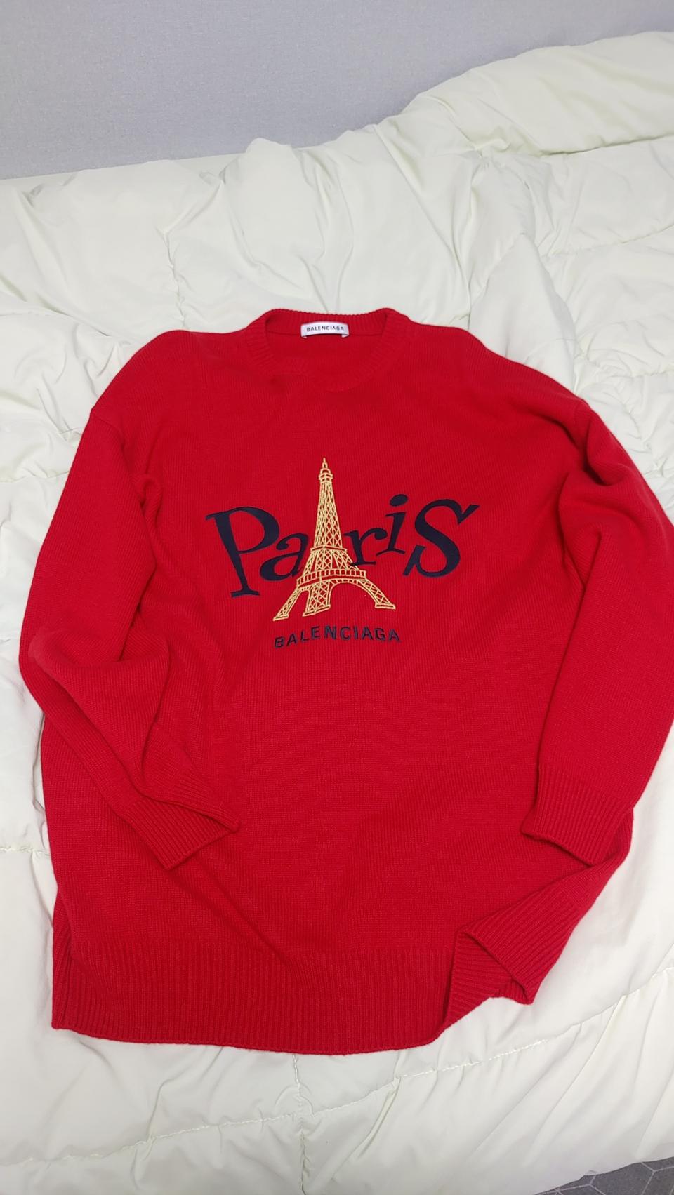 [새상품] 발렌시아가 캐시미어100% 니트