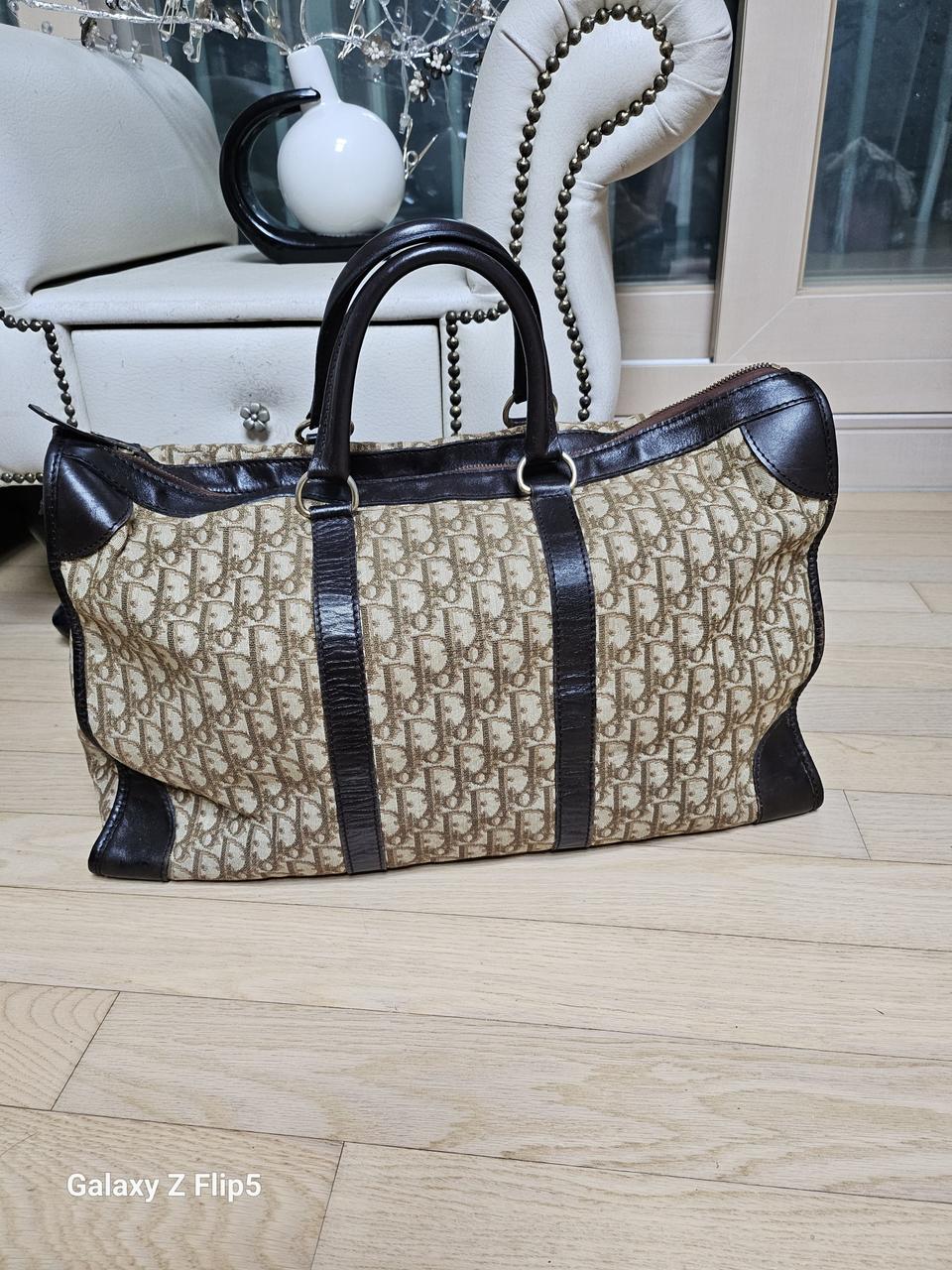 크리스찬디올 정품 오블리크 토드백