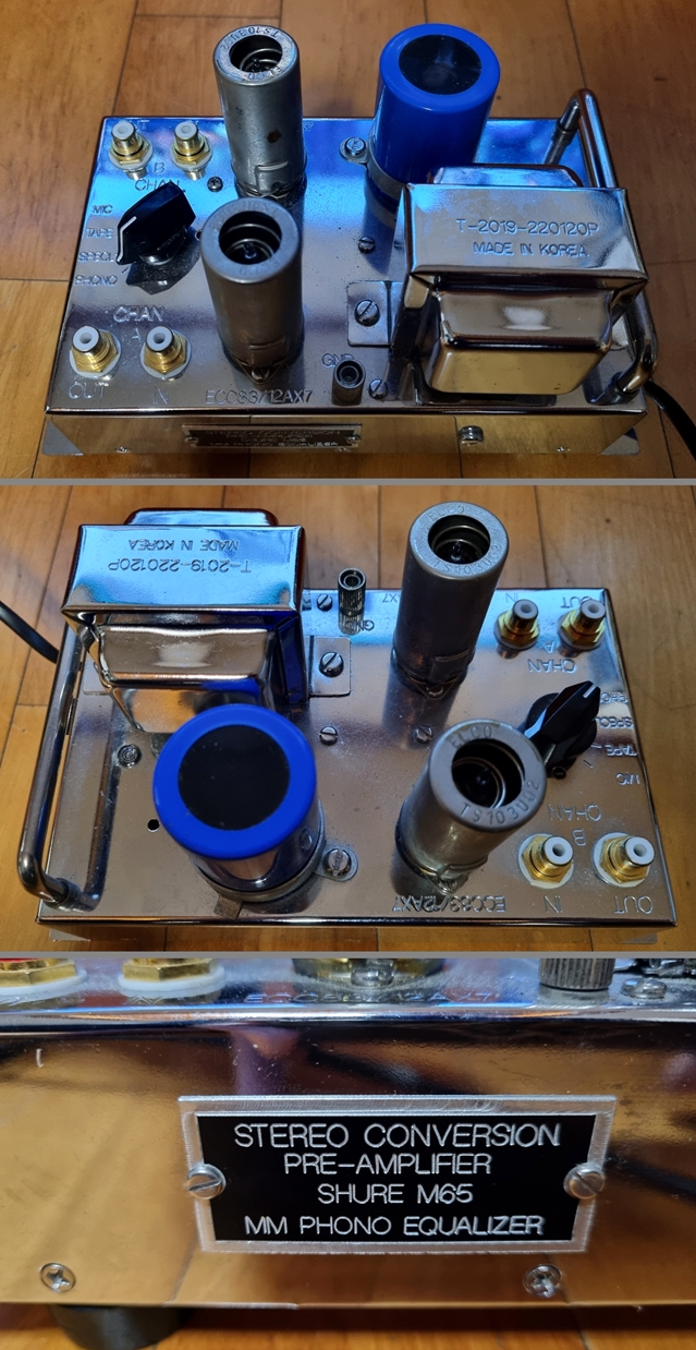 SHURE M65 진공관 MM 포노앰프