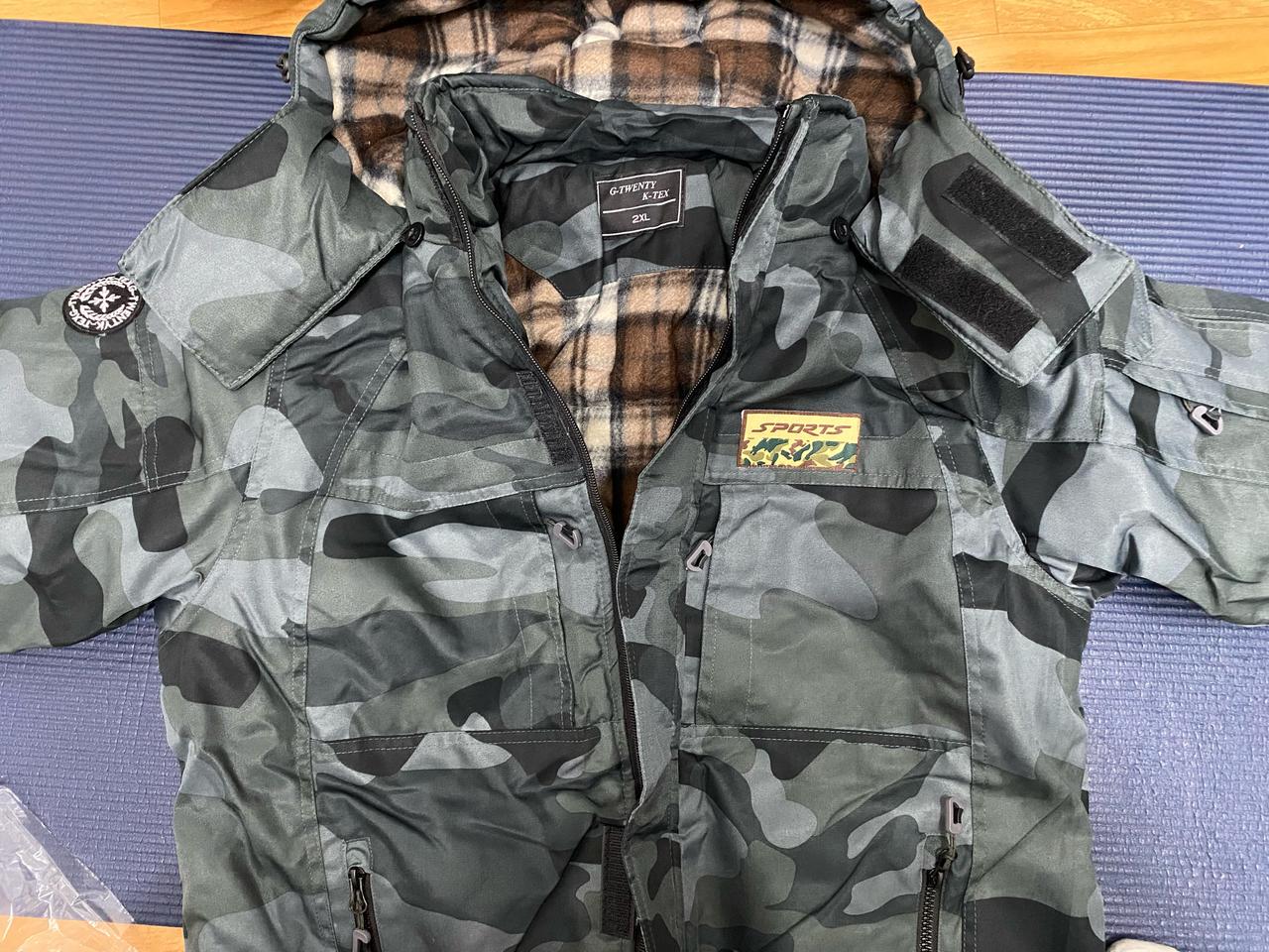 밀리터리 작업복 패딩 100 사이즈