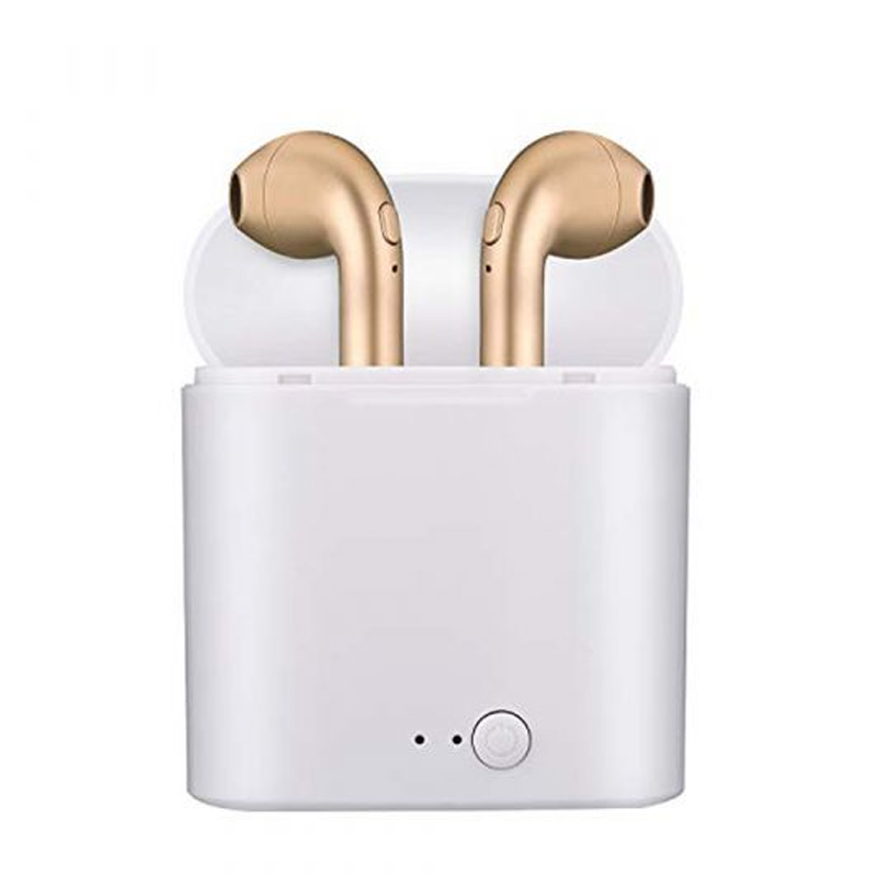 새 금색 무선 블루투스 이어폰 이어버드 디스플레이  성능 기능 인이어