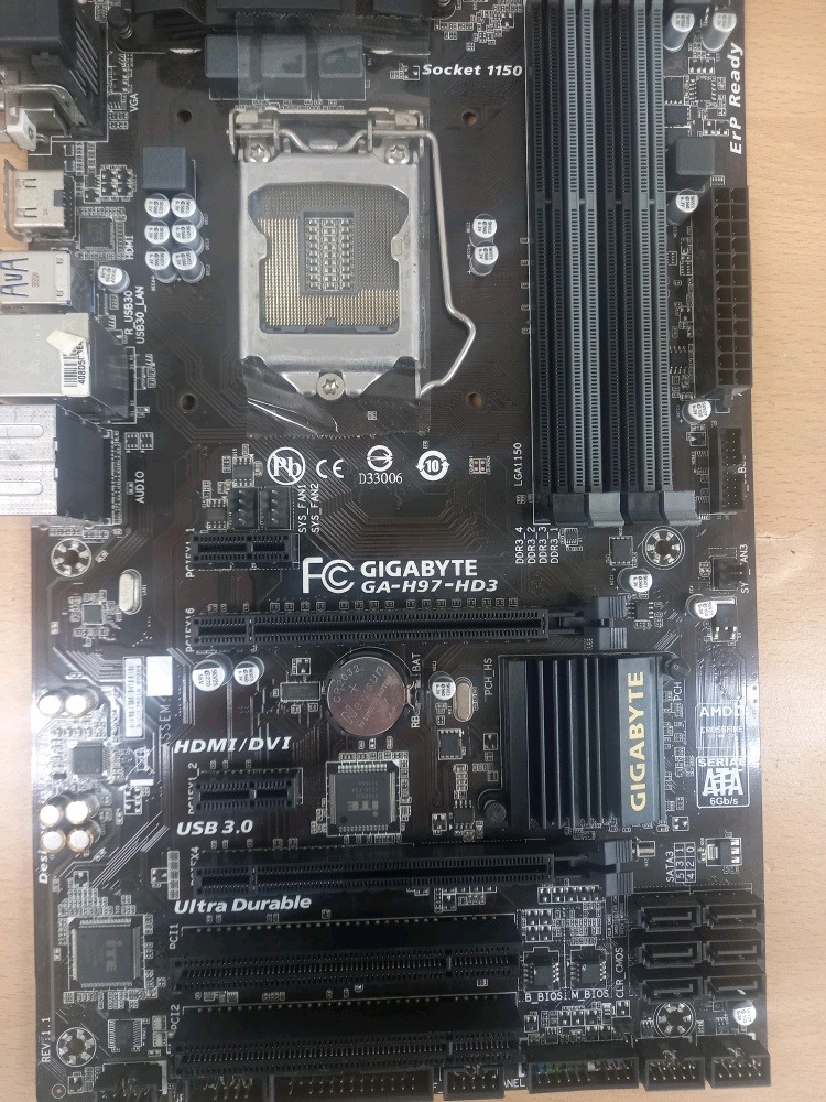기가바이트 메인보드 H97-HD3 백패널 X 판매합니다