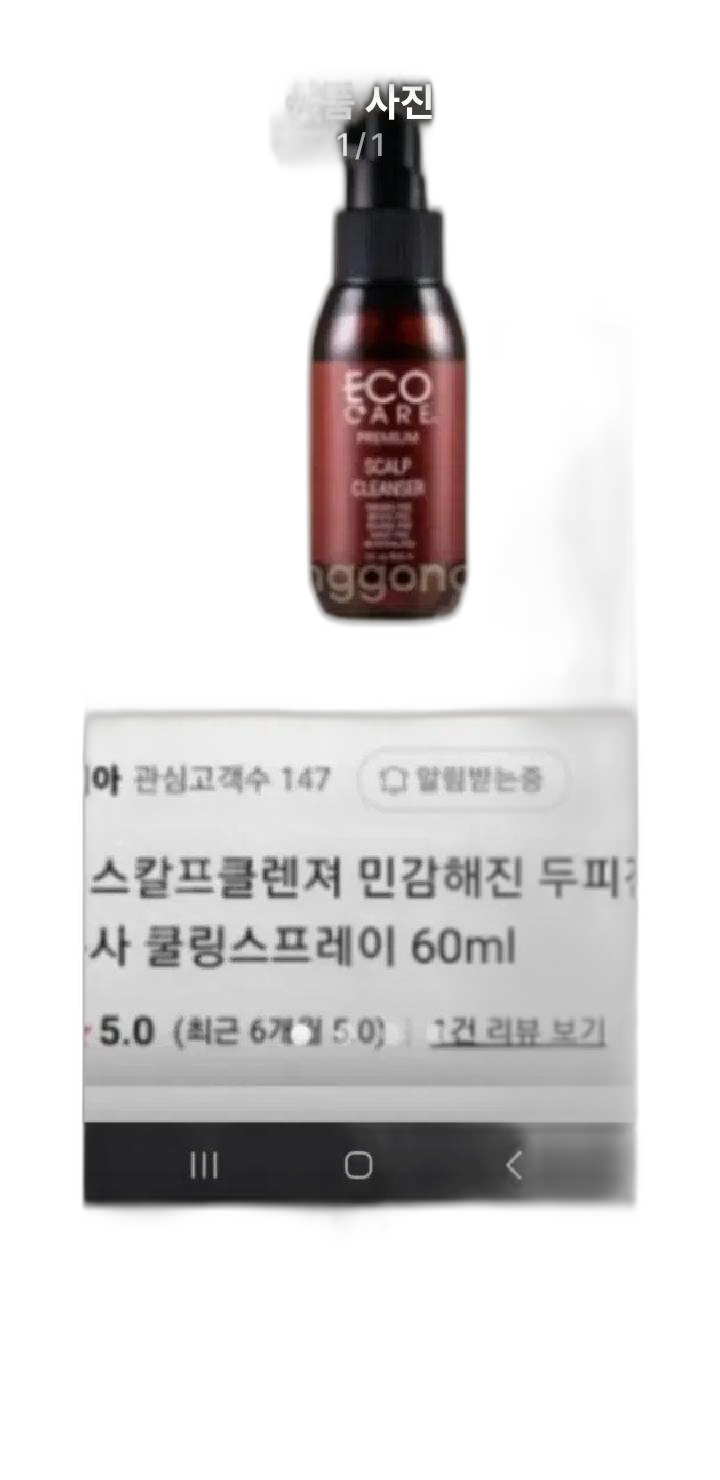 2개.에코케어 스칼프 클렌져 각질제거 두피해독