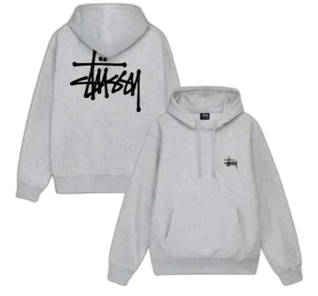 스투시정품)백로고 베이직 기모 후드티(새상품)