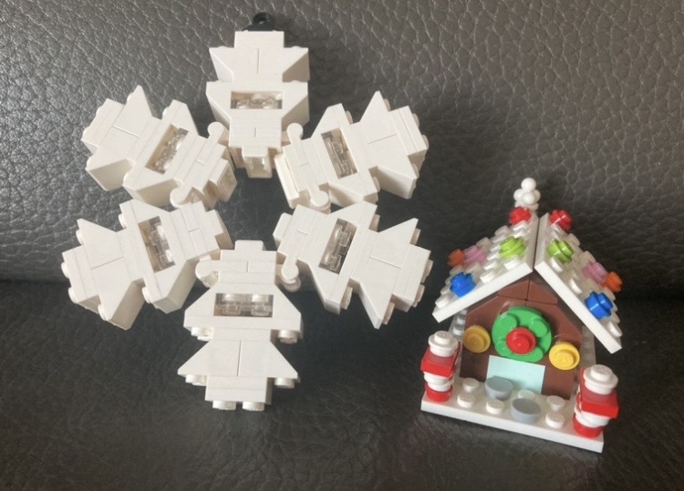 레고 크리스마스 스노우 플레이크/진저브레드 하우스