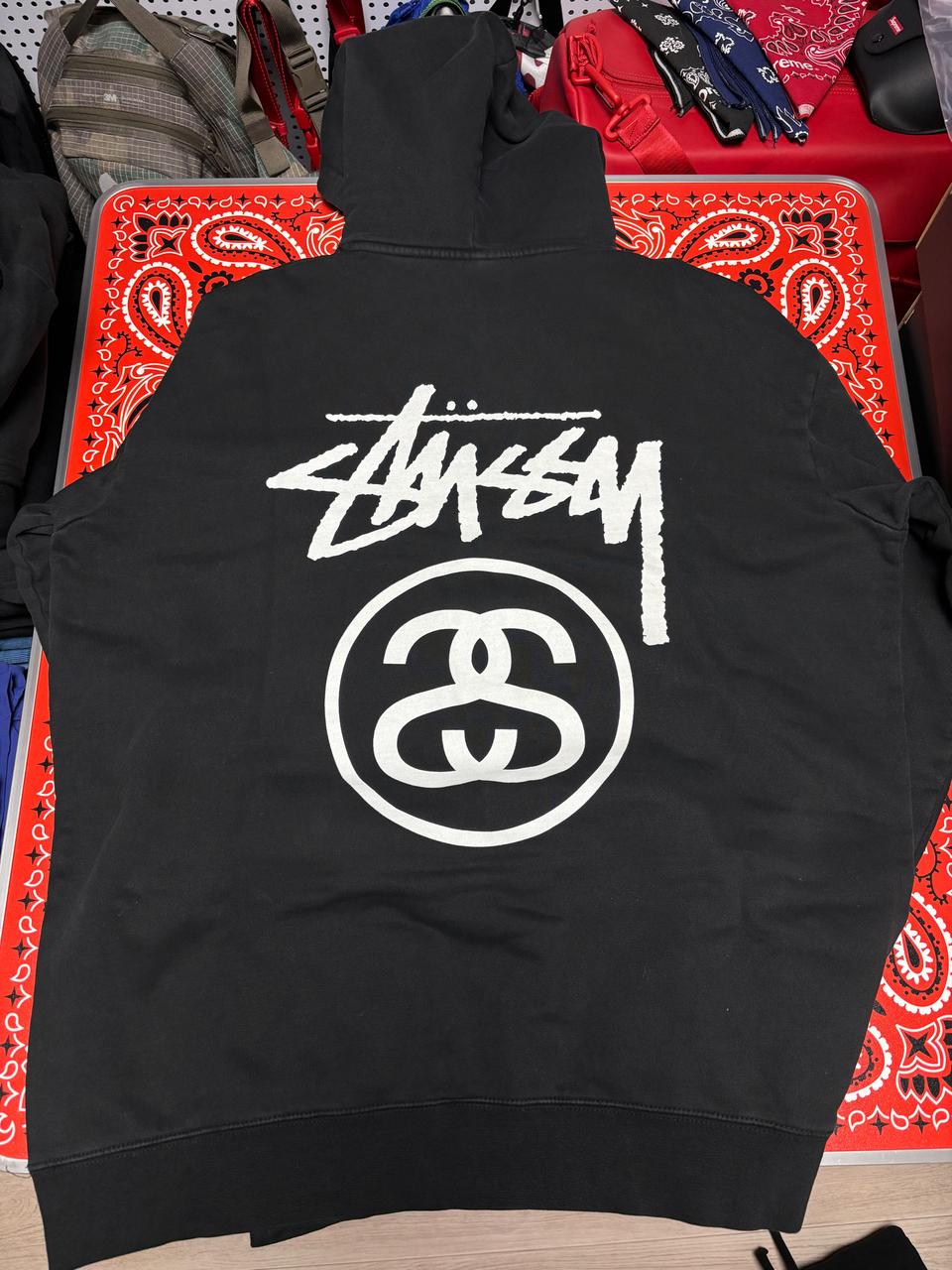 [L] 스투시 SS 링크 후디 블랙 (호주매장 구매)