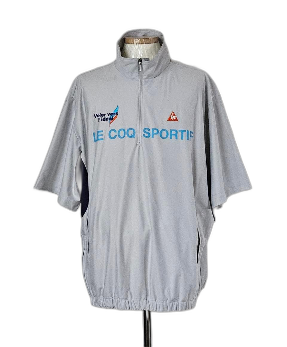 110)르꼬끄스포르티브 골프기능성 반집업반팔티셔츠