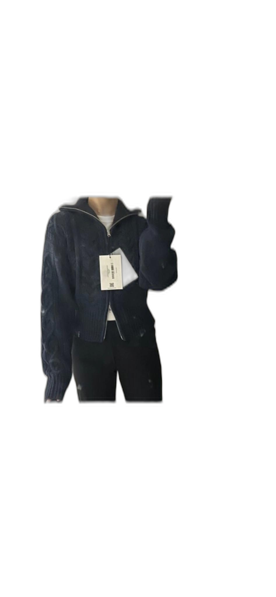 울 케이블 니트 가디건(프리사이즈)