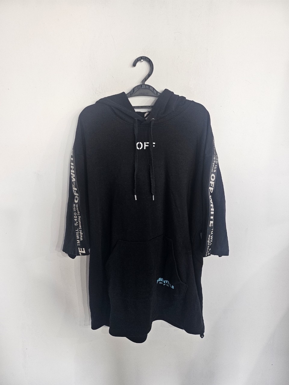 오프화이트 남자 후드티