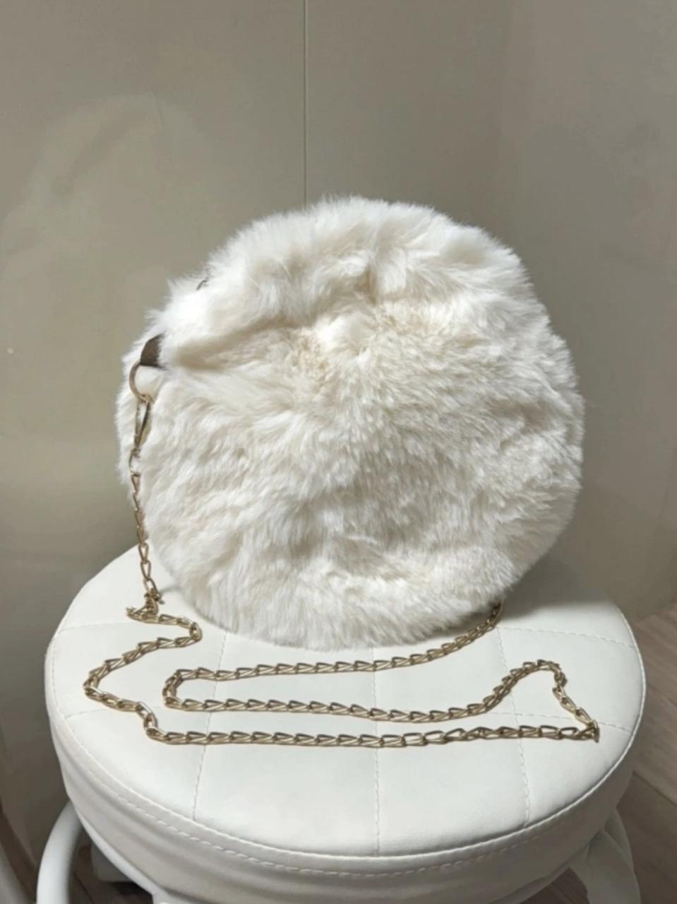 (새상품)부드러운 퍼 크로스백