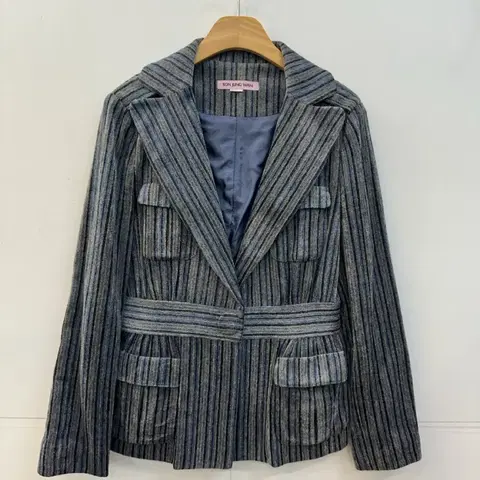 손정완 디저이너 스트라이프 자켓