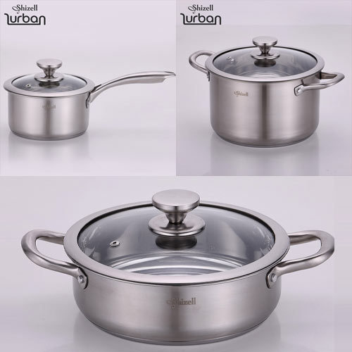 스테인레스 IH 냄비 3개