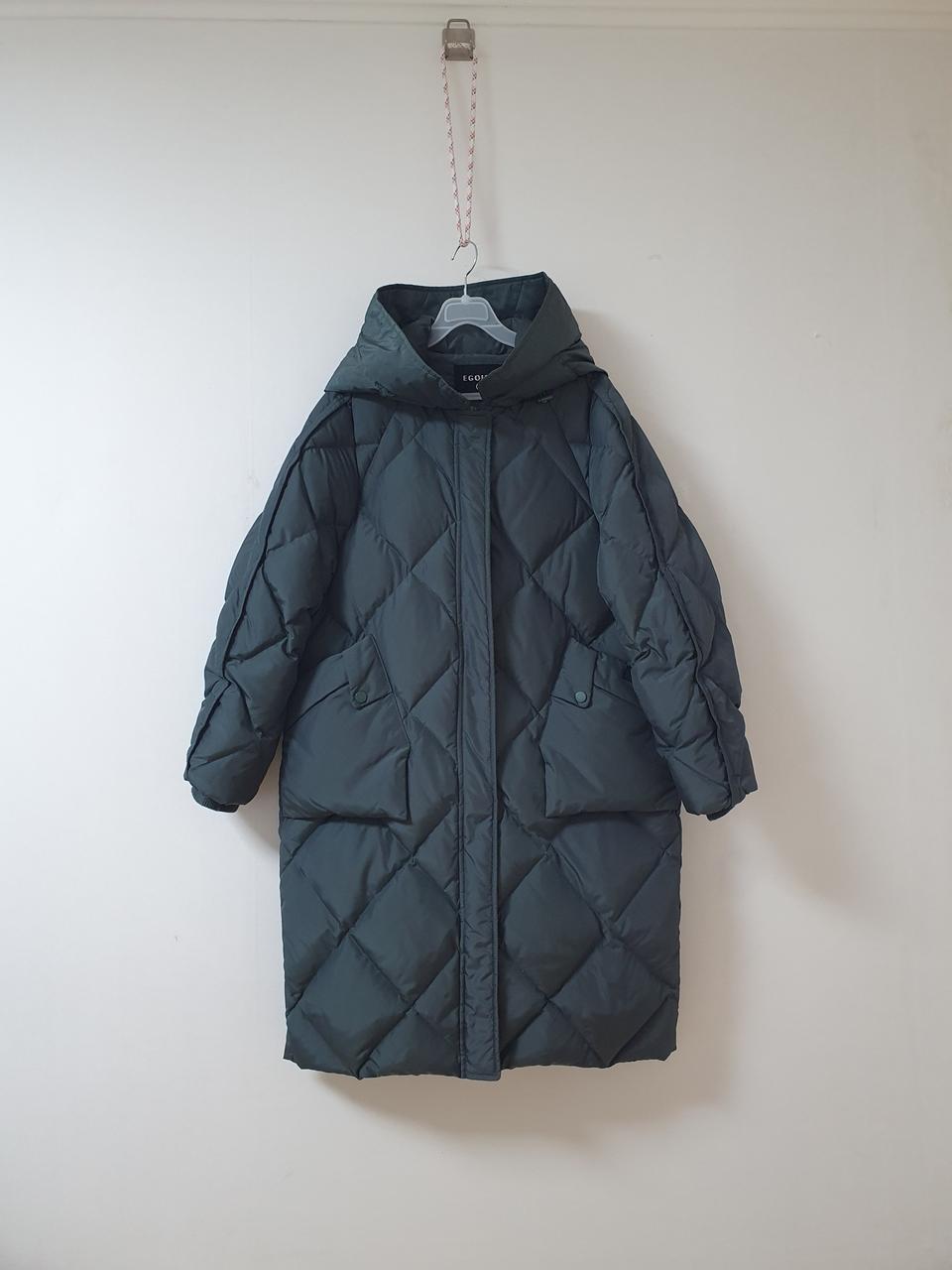 에고이스츠 다이아퀼팅 다운 패딩