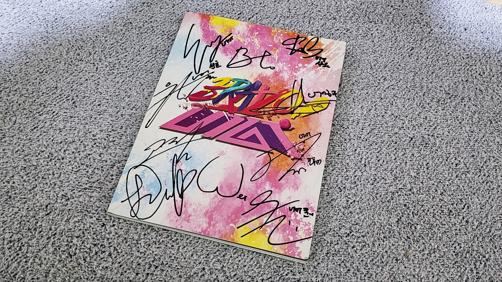 업텐션 친필싸인 사인 앨범 /UP10TION 싸인 앨범