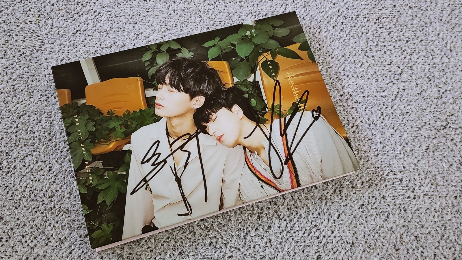 더더더 친필싸인 사인 앨범/the.the.the 싸인 앨범/김용국 박시현