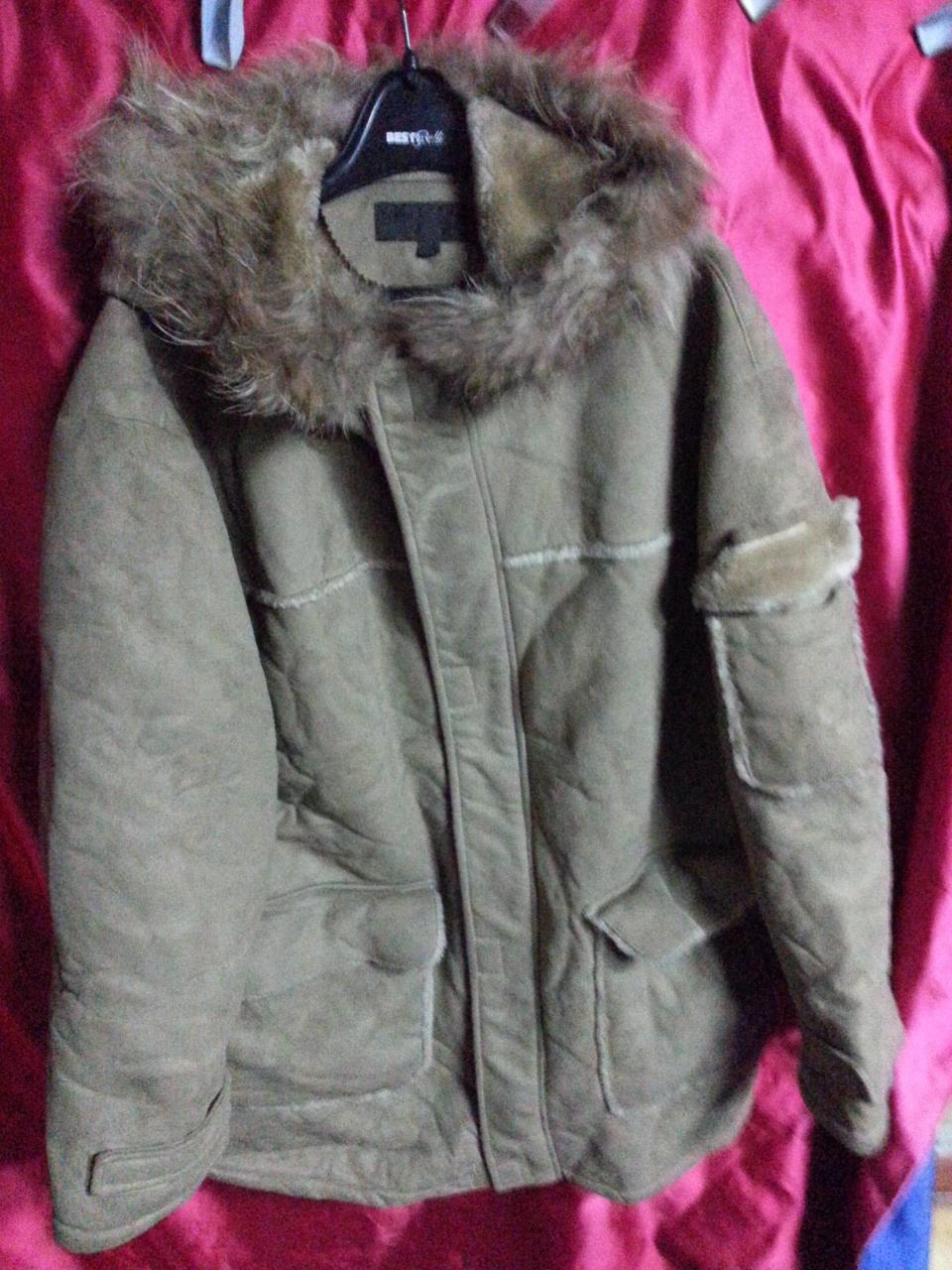 꼼사 노턴 맨 무스탕 코트 FREE 105