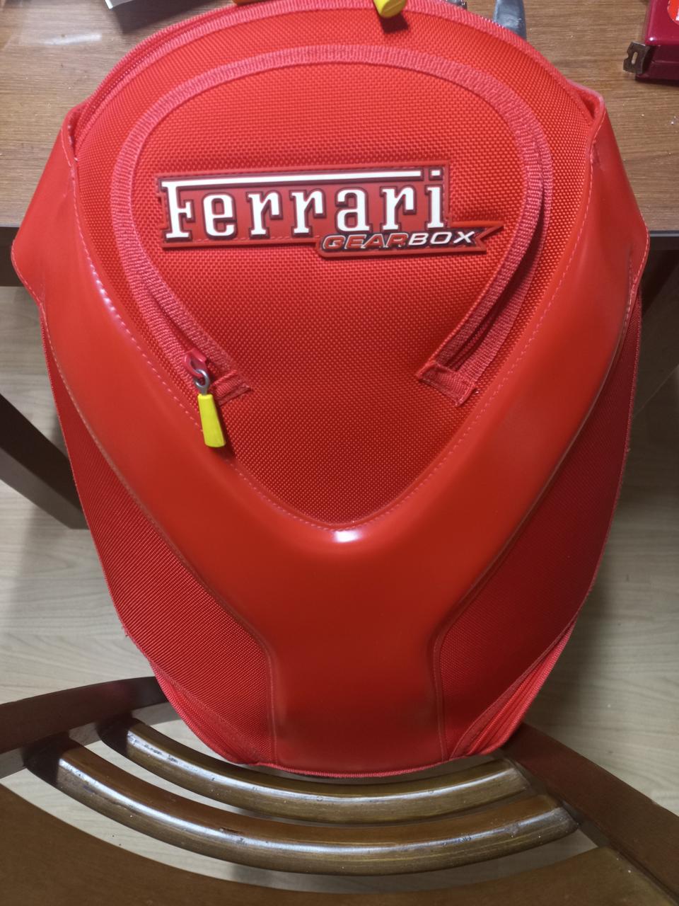 페라리백팩Farrari Gearbox Backpack 하드타입 레드컬러