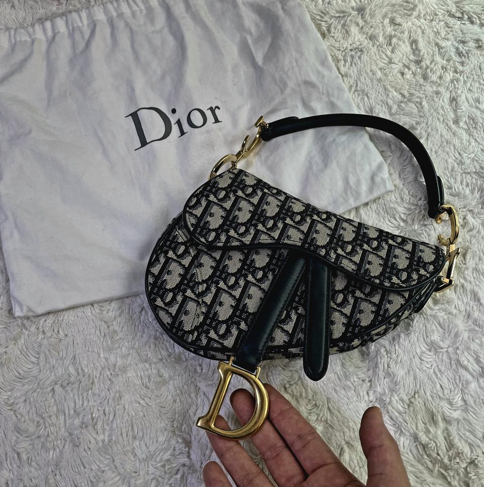 디올 오블리크 새들백 미니