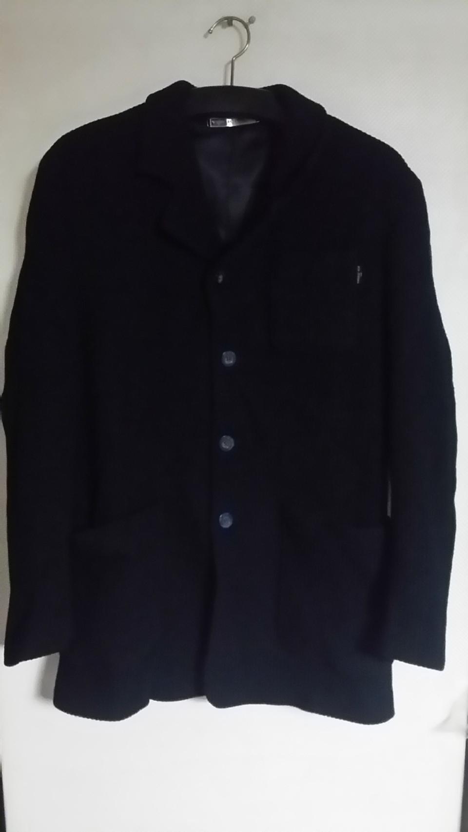 보이런던 남성 모직 마이 자켓 블랙 105