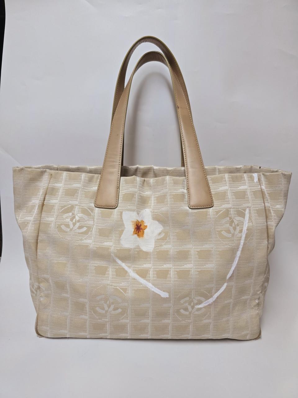 샤넬가방 패브릭 뉴트래블라인 토트백 정품