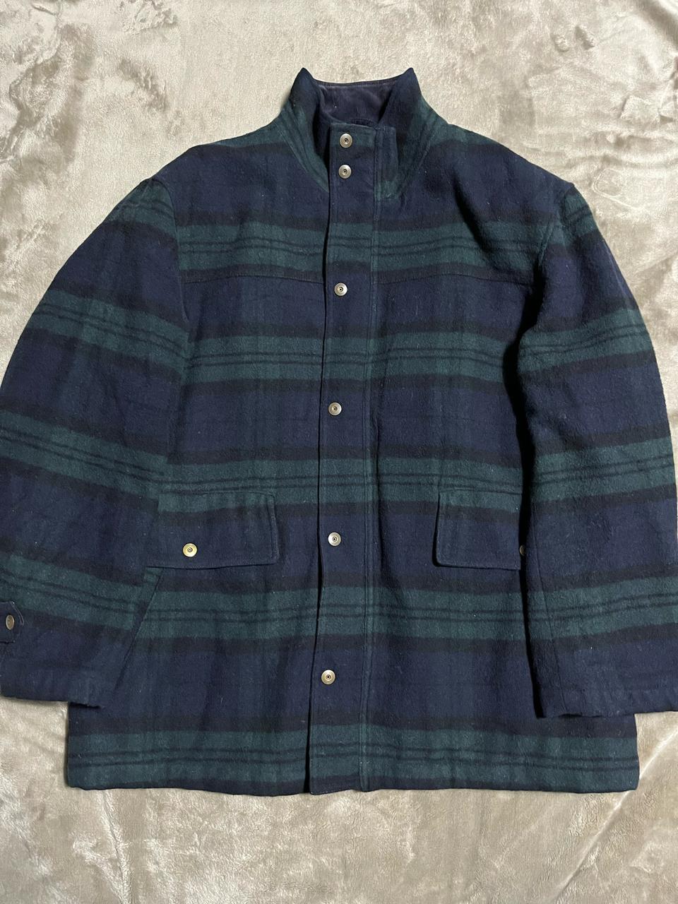 골듬베어 체크코트