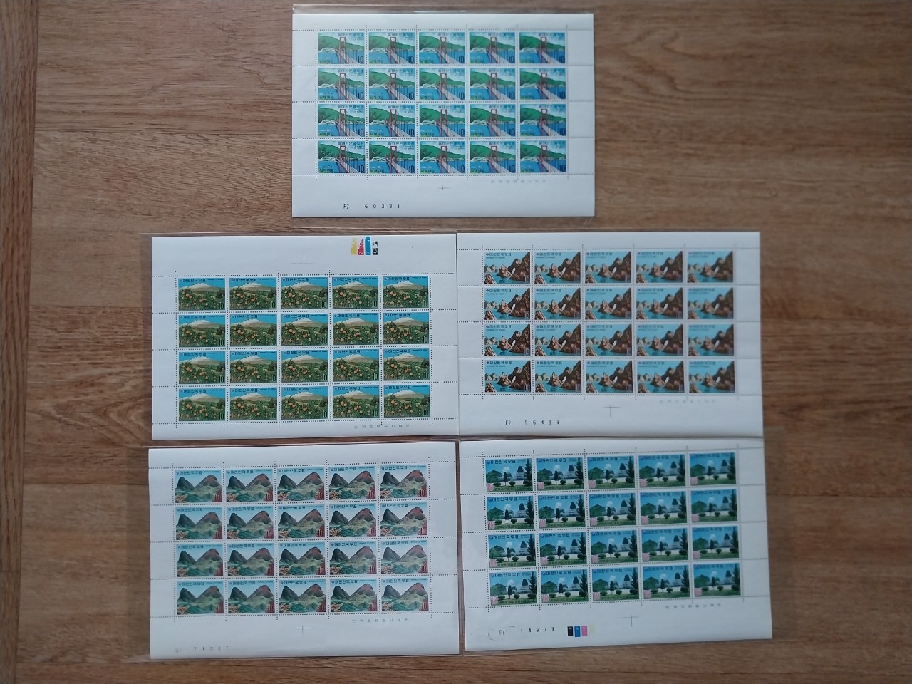 [우표] 제2차 관광시리즈 10세트