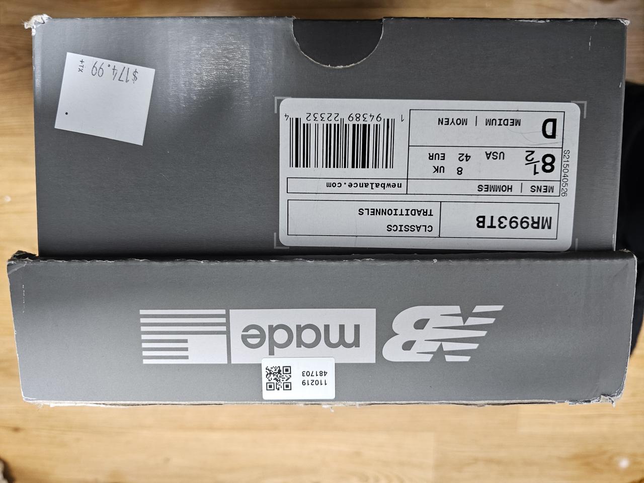 뉴발란스993 트리플블랙 판매합니다