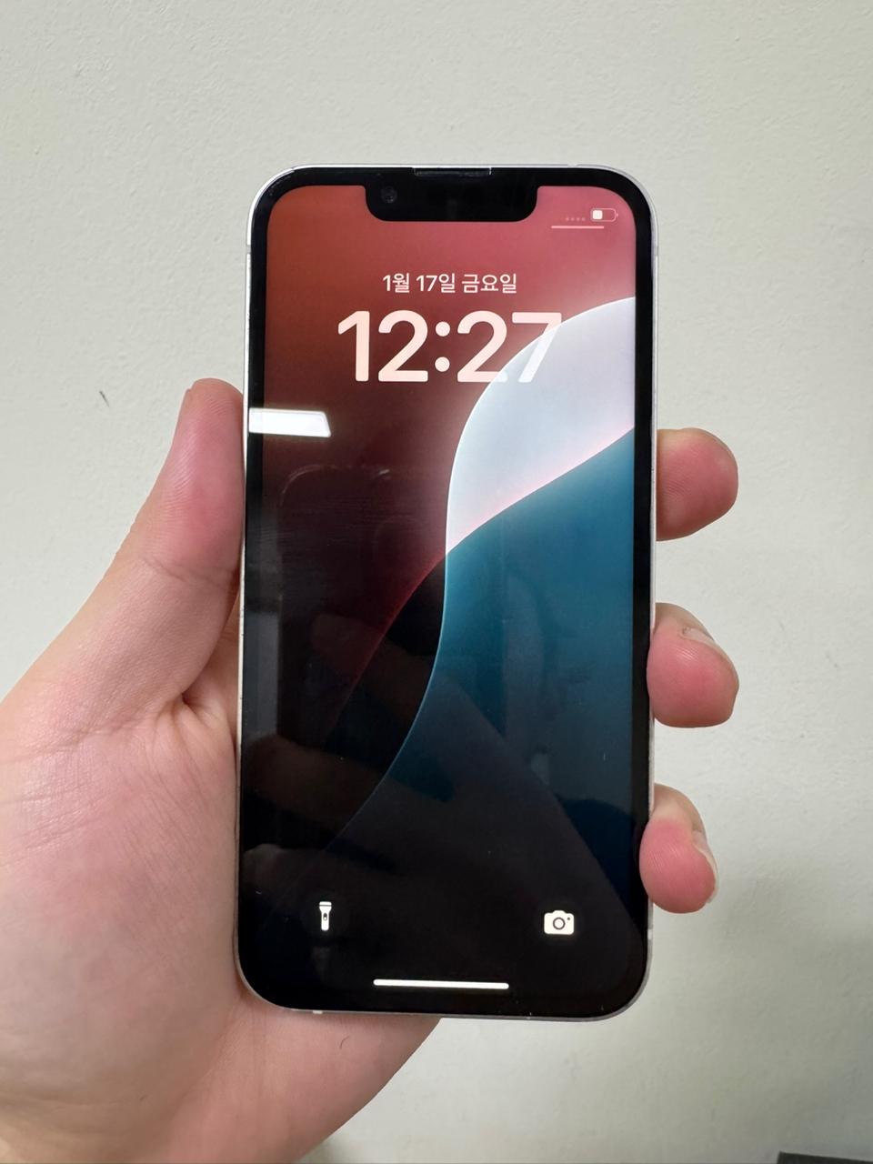 아이폰13미니 실버 128G 