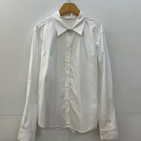 더블유컨셉 매그제이 면남방 블라우스