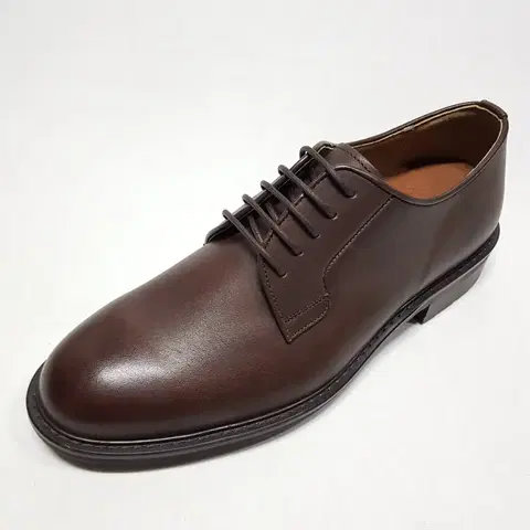 다크브라운 천연소가죽 수제 더비구두.남성구두