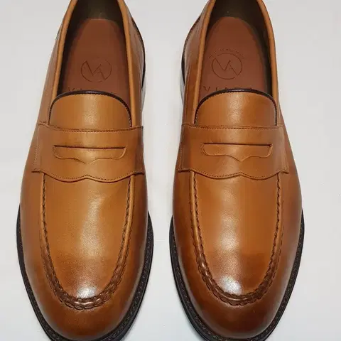 라이트브라운 수제로퍼 새제품