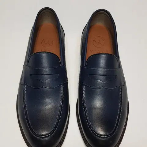 네이비 수제 로퍼 새제품