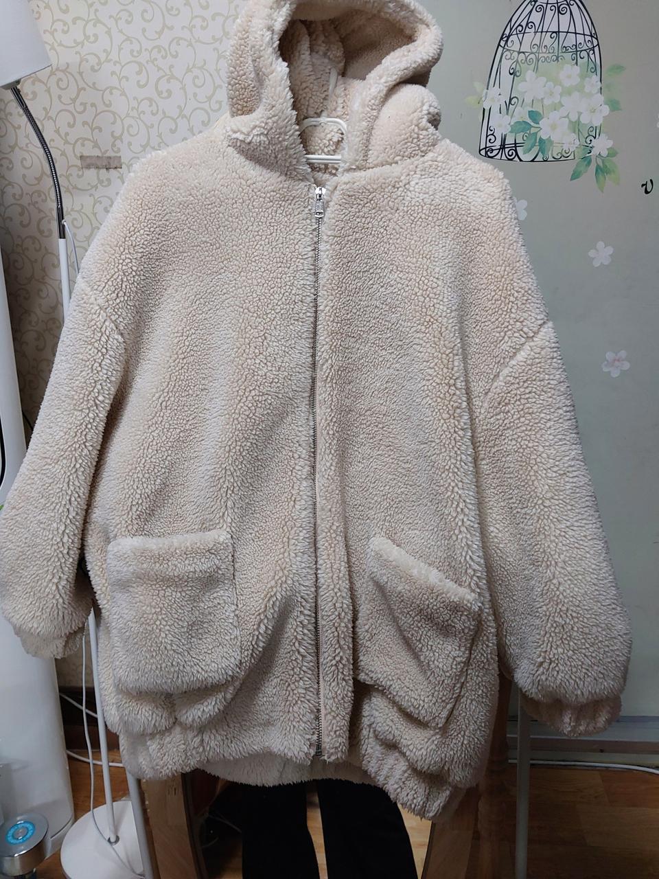 YYT양털후드점버