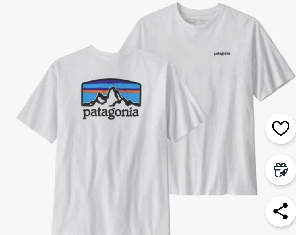 파타고니아 정품)피츠로이 호라이즌 리스판서빌리 반팔티셔츠