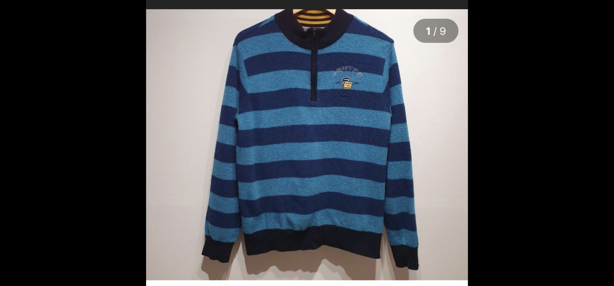 팬텀  방풍 반집업 니트 골프 스웨트  남성 100