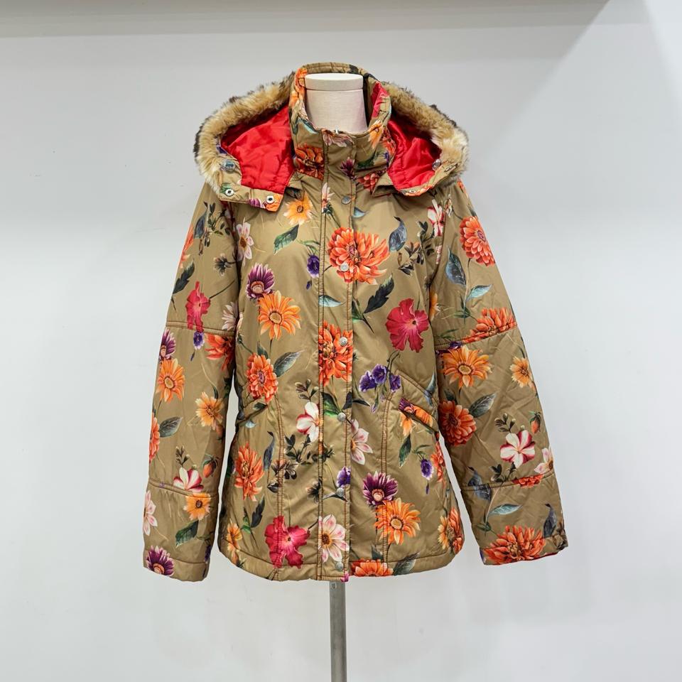 오일릴리 패딩 점퍼