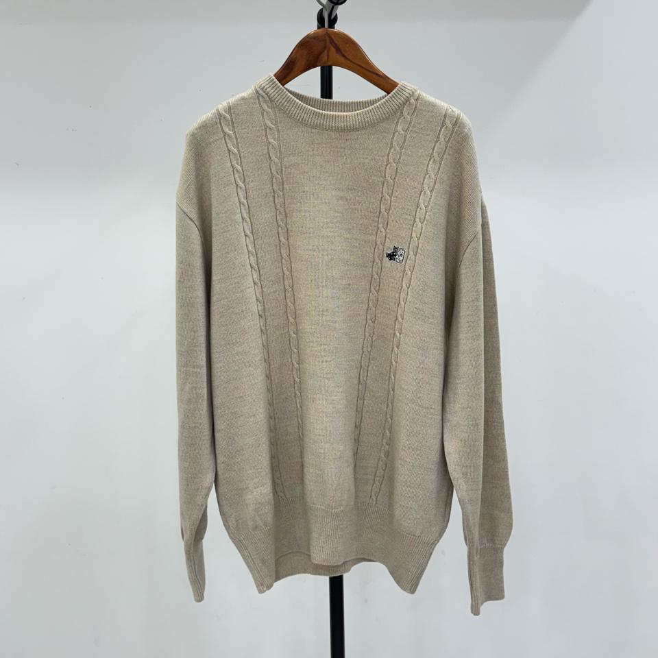 블랙앤 화이트 남성 니트