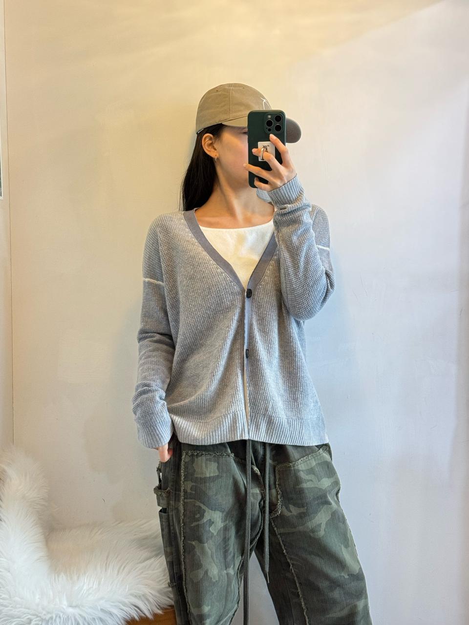 아떼 바네사 브루노 캐시미어 혼방 가디건