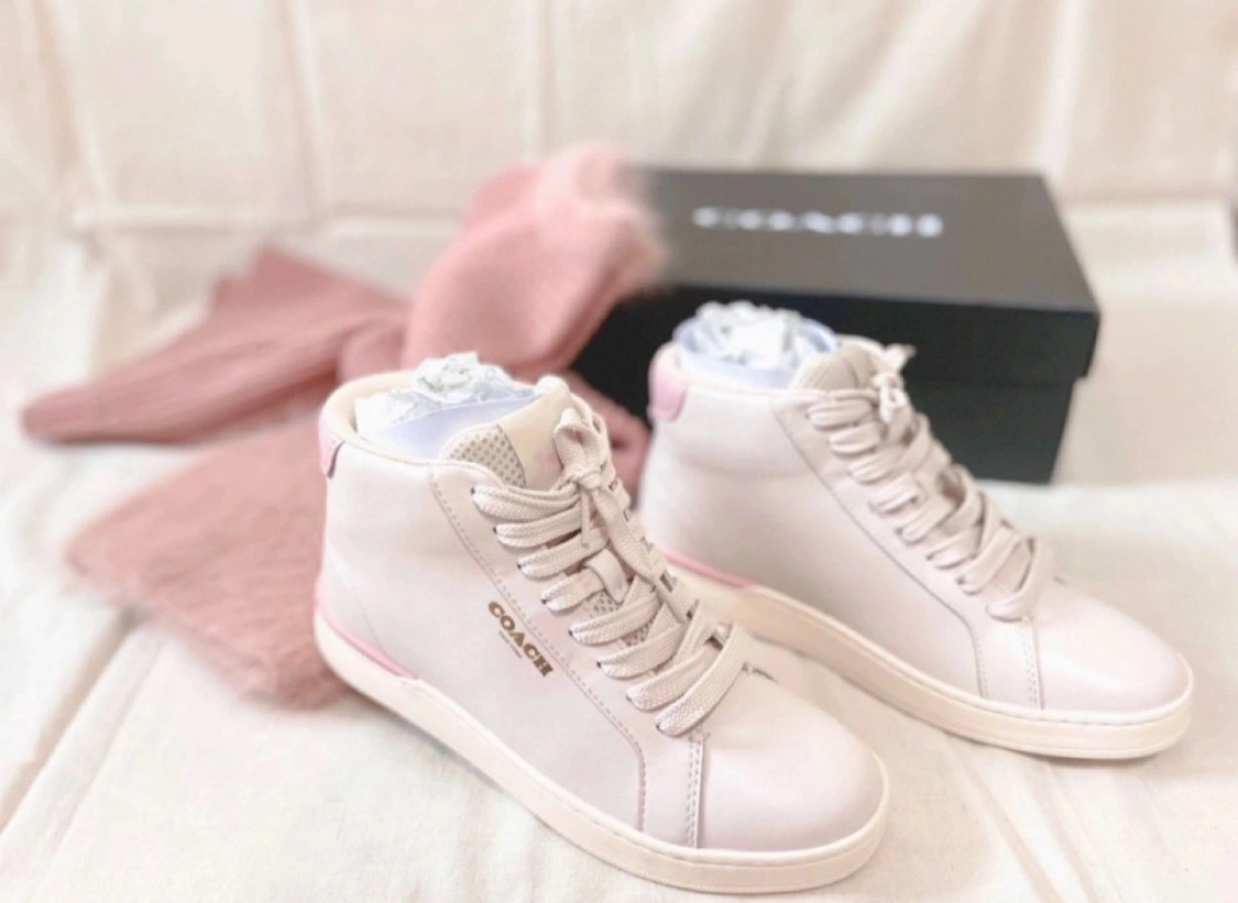 코치 정품 소가죽 스니커즈 새상품