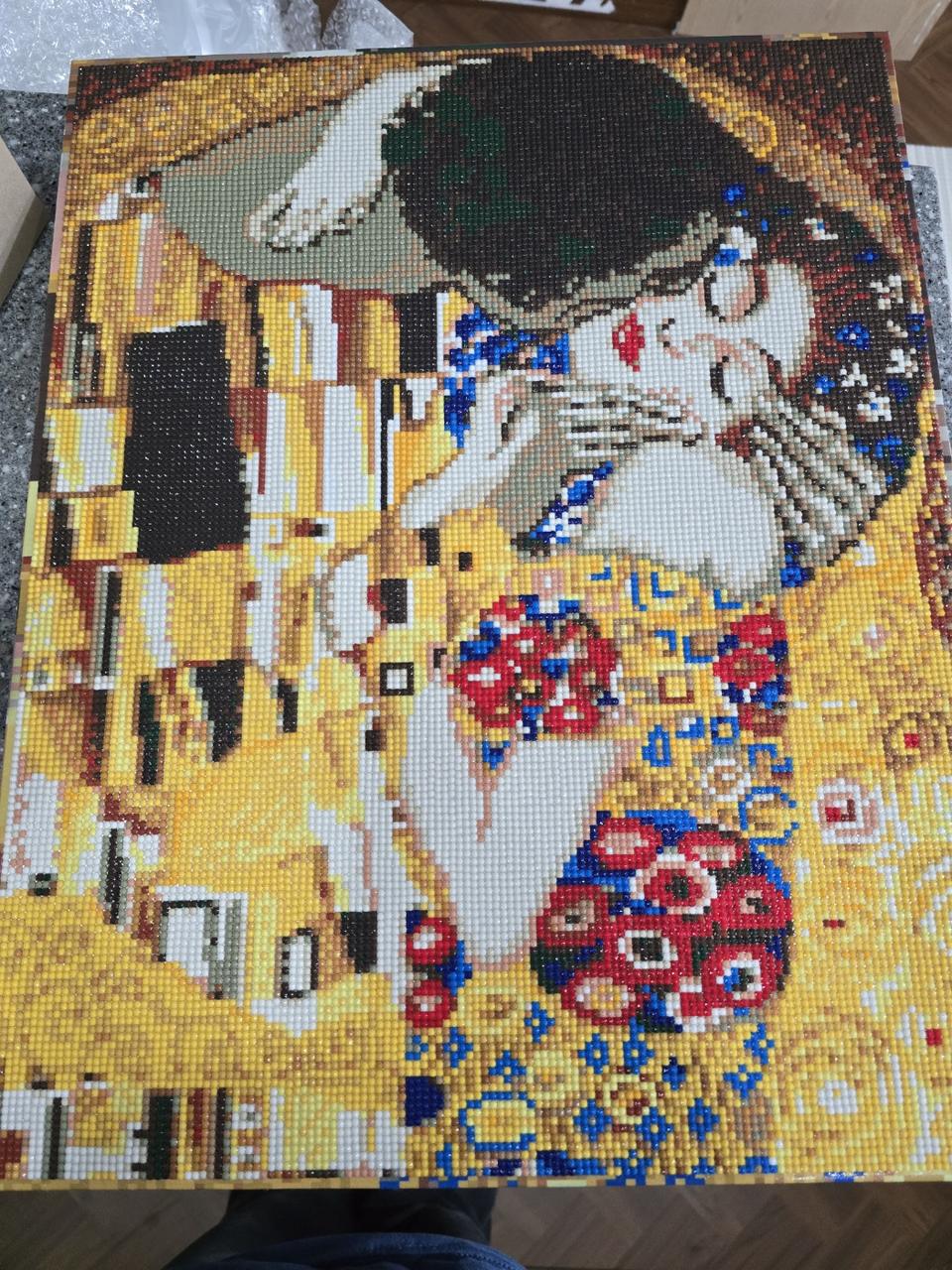 클림트키스 보석십자수 캔버스형 완성품