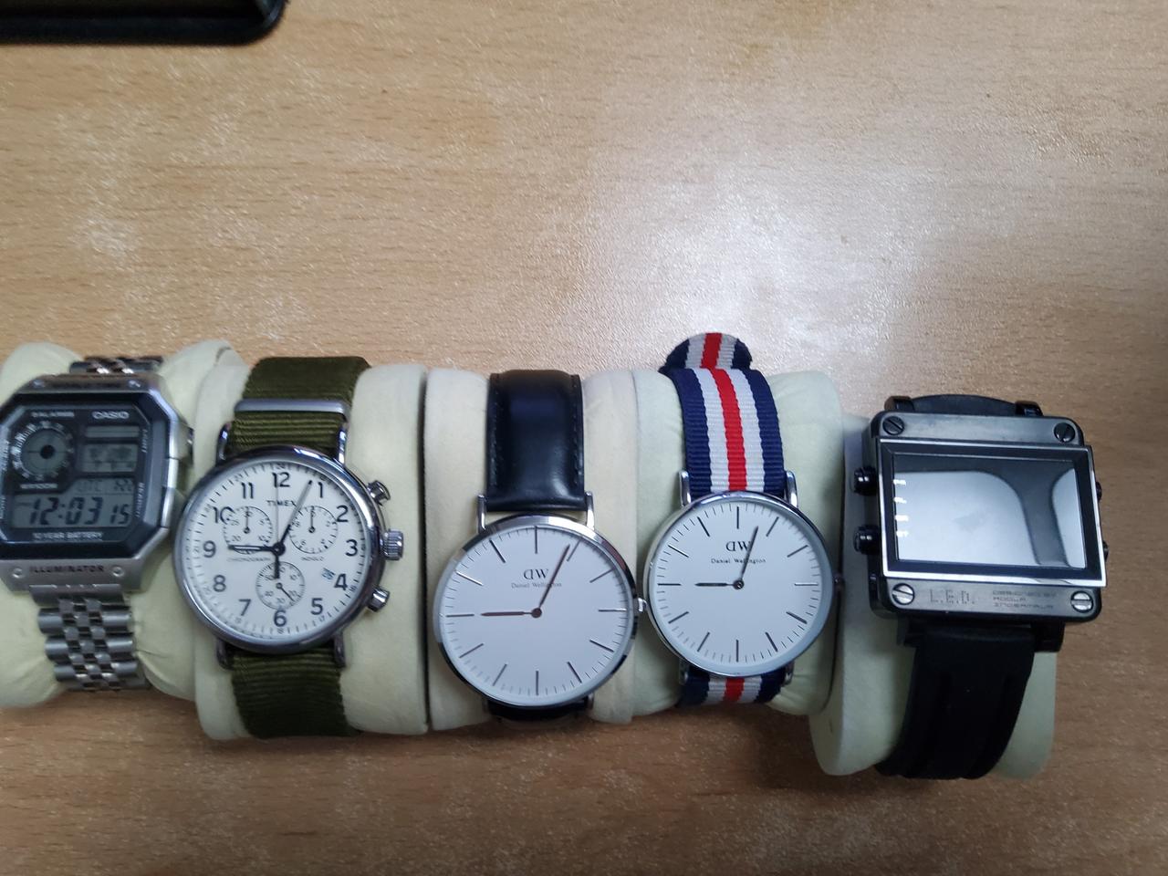 타이맥스, 다니엘웰링턴 등 시계